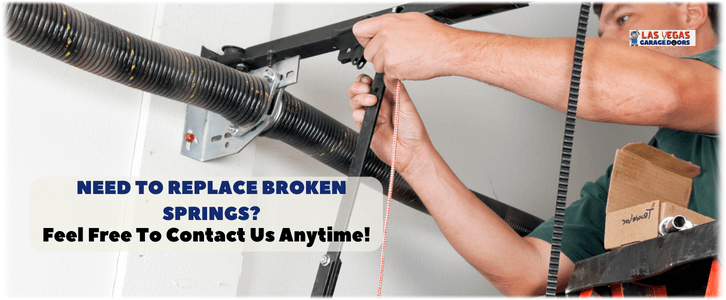 Broken Garage Door Spring Repair Las Vegas NV